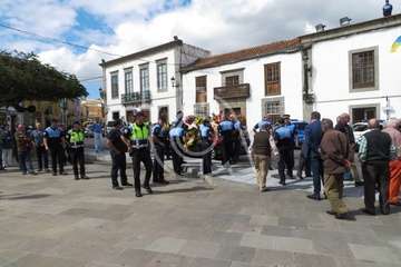 Telde da su último adiós al cabo Rubén Rivero (Foto TA)